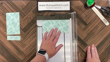 Stamp with Jini ONE SHEET WONDER 6X6 CUTTING GUIDE TEMPLATE #3 by Jini Merck