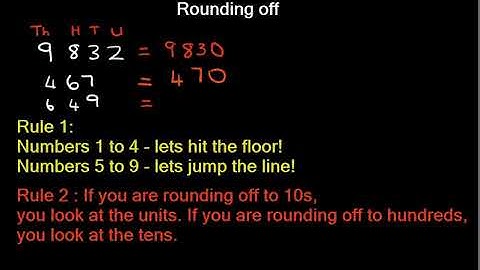 Grade 5 Maths Rounding off