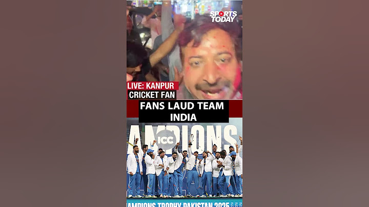 Fans go crazy after India’s record-setting third Champions Trophy triumph