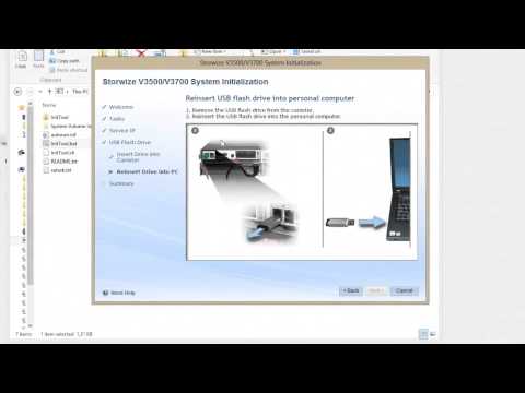 IBM v3700 SAN - setup IP address