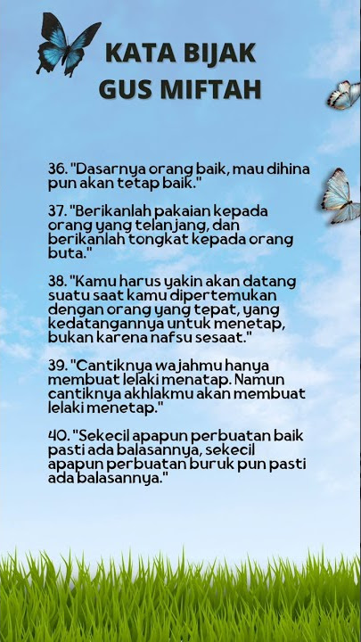 kata bijak gus miftah part akhir !!! #quotes #katabijak #fyp #shorts #videoshorts #truequotes