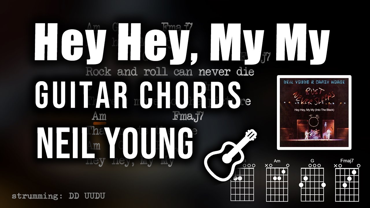 Hey Hey, My My - Guitar Play Along - Neil Young
