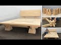 Cama de Madera Moderna Muy Fácil De hacer - Tutorial de Carpintería