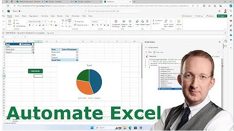 Use the Excel Automate Tool to Create a Refresh Script by Recording