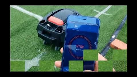 Robotic mower with  route planning function