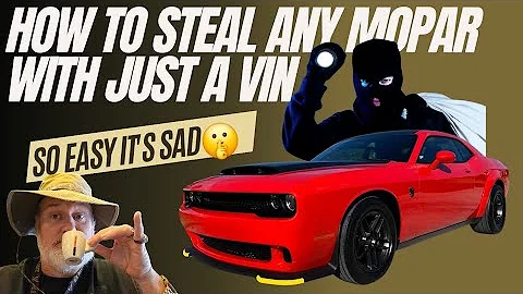 How To Steal And Dodge And Other Cars With Just A Vin Number!