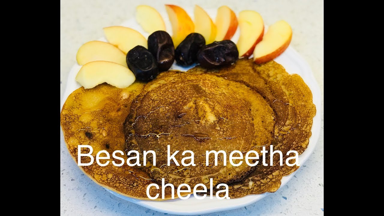 Mangalvaar fasting sweet recipe video besan meetha Chilla gram