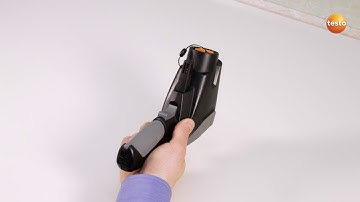 How to - testo 835 Infrared Thermometer - Starting the Instrument