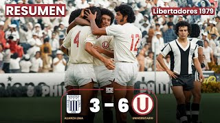 Alianza Lima 3-6 Universitario | Copa Libertadores | Resumen | Año 1979 ⚽🎞