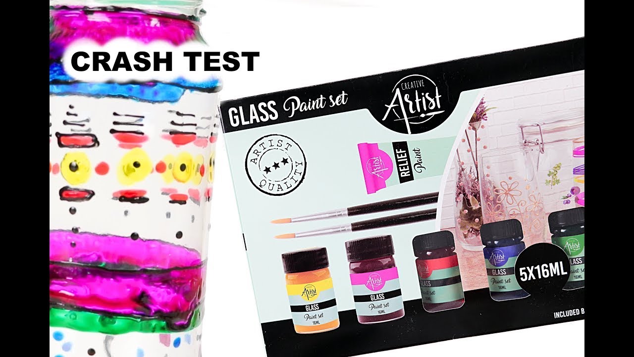 Kit Peinture sur verre ACTION - Glass Paint Set - Crash Test #1