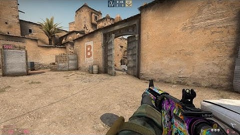 M4A4 4K on Dust 2