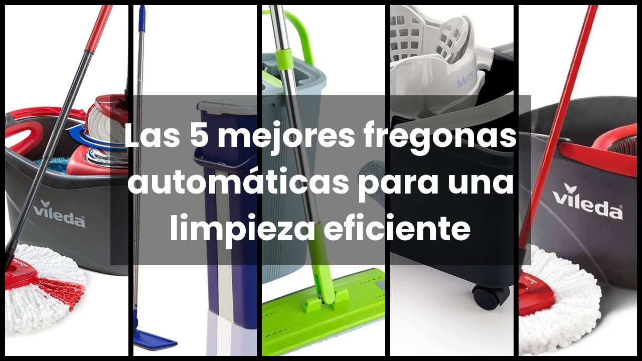 ▷ Las 9 Mejores FREGONAS CON PEDAL ESCURRIDOR en 2024