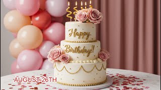 26th August Birthday Song