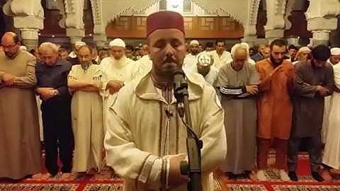 القارئ محمد حسوة الليلة الاولى من رمضان 1438 من مسجد محمد السادس بفرنسا