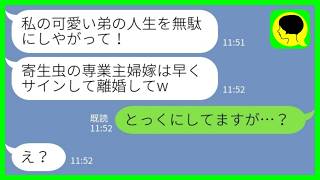 【LINE】離婚届を速達で送りつけてきた義姉「寄生虫の専業主婦嫁はさっさとサインして離婚しろw」私「とっくにしてますが…?」→その直後、夫と義姉が青ざめた理由がwww