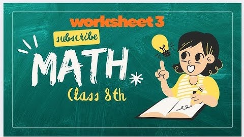 C 8th math #assignment 3 solved #mathematics 