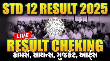 🎯 Std 12 Result LIVE Checking with Vicky Sir & Nandini Ma