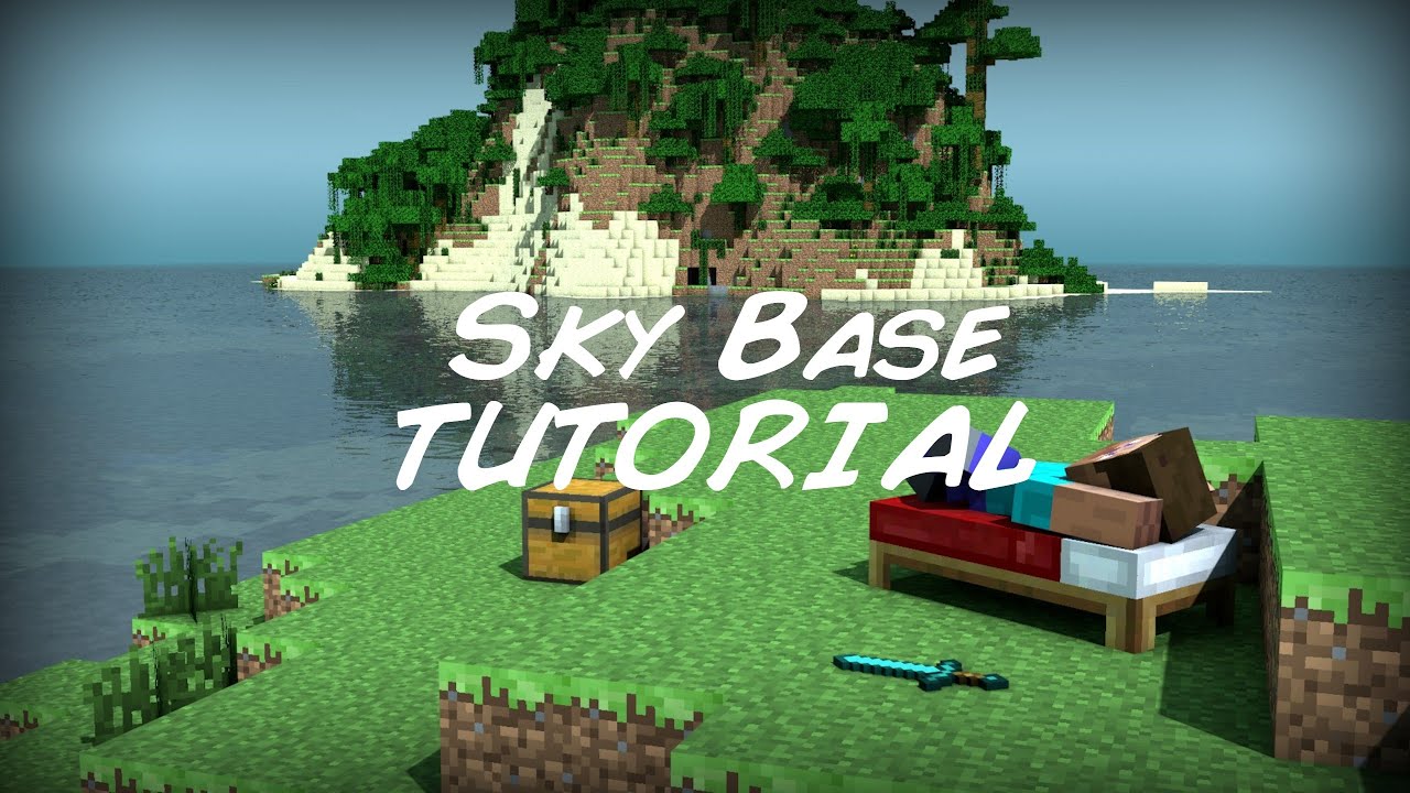 Minecraft Base Tutorial- Sky Base - YouTube