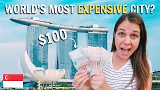 Surprised by how much we could do for $100 in Singapore!!