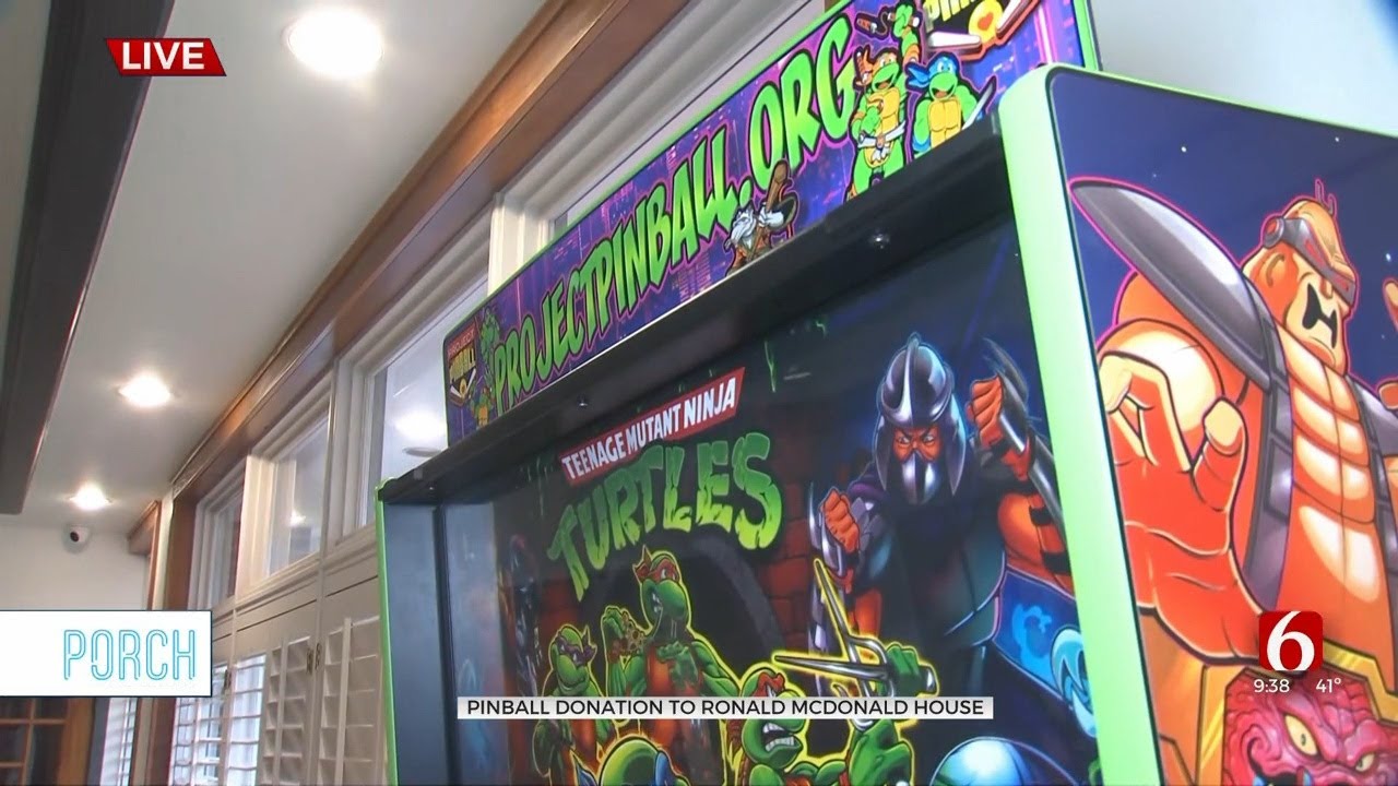Pinball Machine Donation Helping Patients At Ronald McDonald House