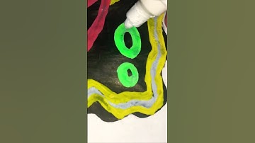 Drawing SpongeBob in four different Styles X-ray,Glitch,Drip and Glow #poscamarker #satisfying