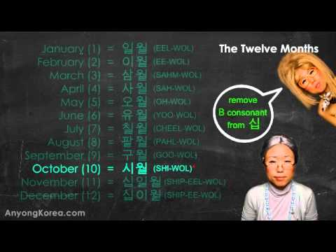 SINO-KOREAN NUMBER SYSTEM. Tell the Date in Korean! (KWOW#15)