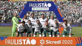 Palmeiras Campeão do Campeonato Paulista 2022 - Campanha Completa
