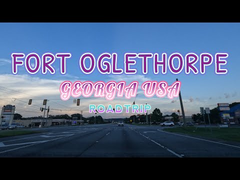 FORT OGLETHORPE GEORGIA USA ROAD TRIP JULY 23, 2022