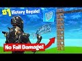 *NEW* NO FALL DAMAGE BUILD TRICK In Fortnite Battle Royale!