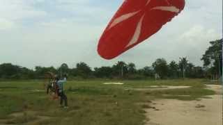 Paramotor Training Day 5: Takeoff @ Batu Pahat Grass Runway