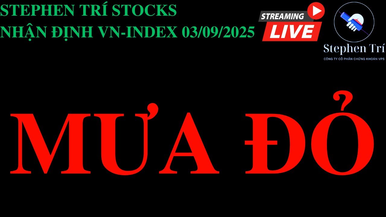 🔴VN-INDEX 03/09/2025: NĐT cầm tiền vào đẩy giá sau lễ - Nằm im hưởng thụ