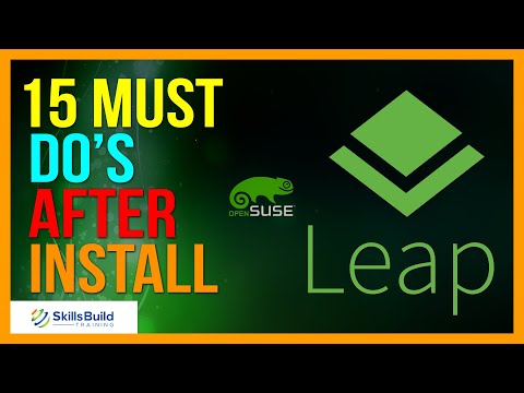 ?15 IMPORTANT Things To Do After Installing openSUSE Leap 15.3