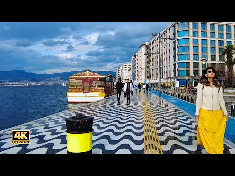 Izmir, Türkiye | İzmir | Waterfront Walk 4K