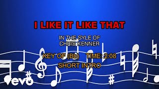 Chris Kenner - I Like It Like That (Karaoke)