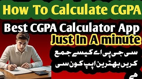 How to Calculate CGPA | Best CGPA Calculator App
