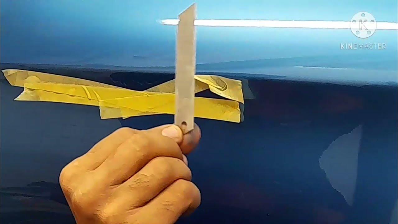 car repair how to remove runs التساييل in clearcoat ازاي methods_paint