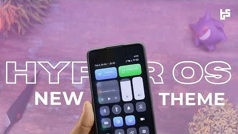 Hyper Os/Miui 14 Theme For April 2024 🔥 New System UI,Control Centre & Lockscreen