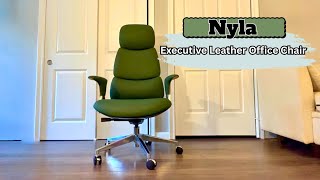 Unboxing Nyla Executive Leather Office Chair From Omidi Omidiofficial