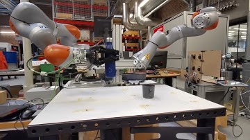 Bimanual Manipulation with two KUKA robots, ChatGPT, RealSense D435