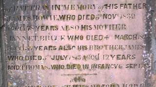 James Howie Farmer Gravestone Rattray Perthshire Scotland