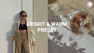 Bright & Warm filter | Instagram feed | vsco filters tutorial screenshot 5