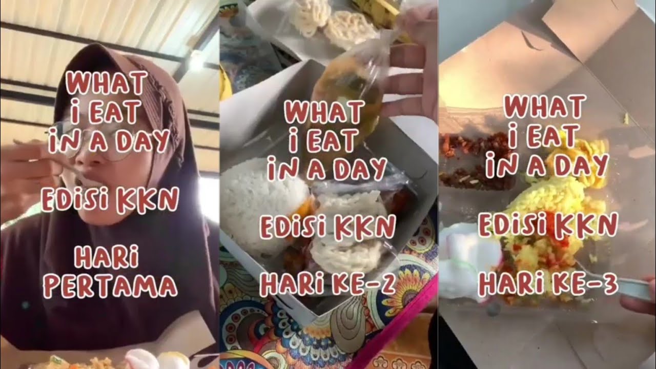 what i eat in a day Edisi KKN||Anis manis||edisi kkn part 1-5