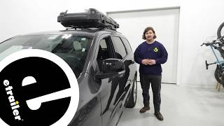 etrailer | A Closer Look at the Inno Gear Case 720 Rooftop Cargo Box on a 2024 Dodge Durango