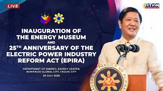 Inauguration of the Energy Museum and 25th Anniversary of the Electric Power Industry Reform Act