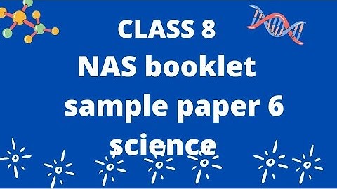 #NAS booklet Science Class8  #NAS test series 6 science CLASS 8th #class8NAS