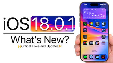 iOS 18.0.1 is Out! - What