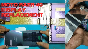 moto razr 40 display replacement | razr 40 display change
