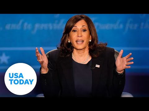 VP debate: Kamala Harris says she would not take a Trump recommended vaccine | USA TODAY