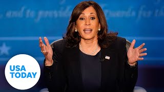 VP debate: Kamala Harris says she would not take a Trump recommended vaccine | USA TODAY