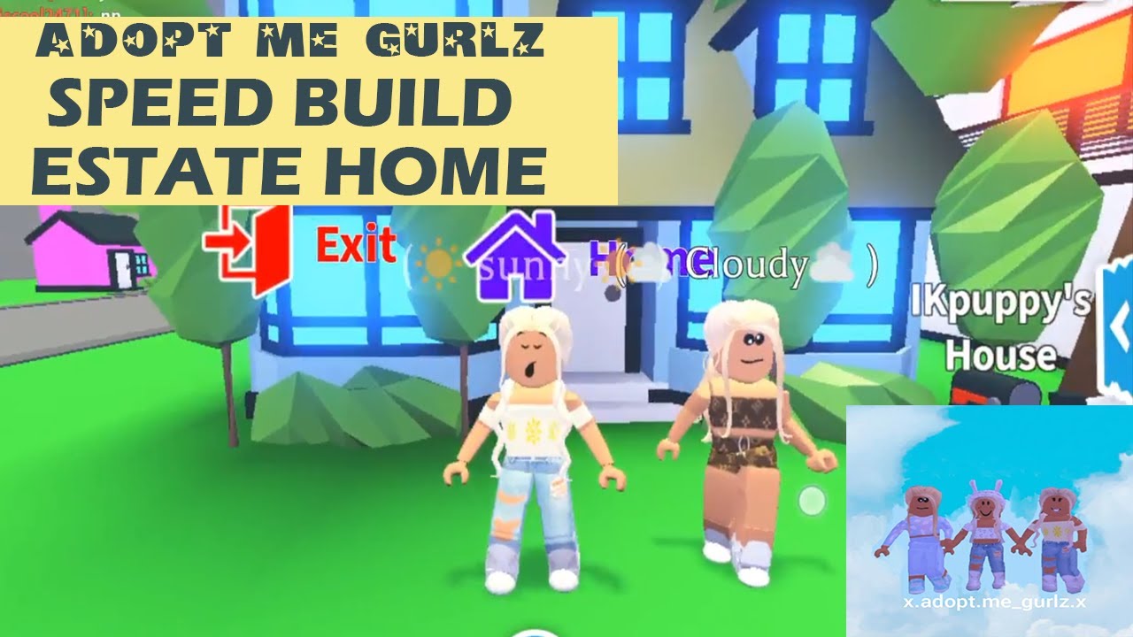 Estate Home Speed Build In Adopt Me Roblox Copy If You Want Youtube - copy of me roblox